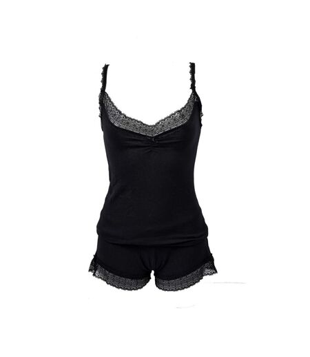 Pyjama Court Femme TWINDAY en Coton