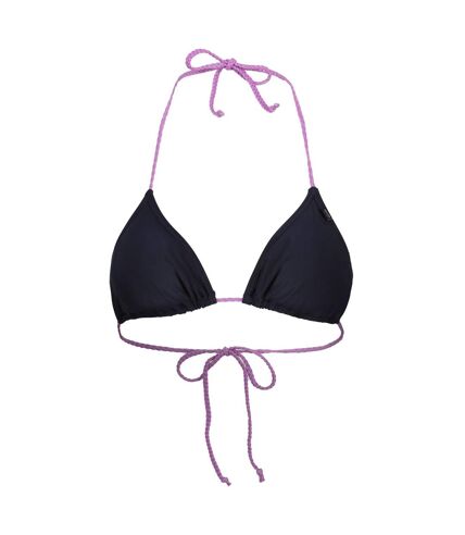 Womens/ladies andrellia bikini top navy/radiant orchid Regatta