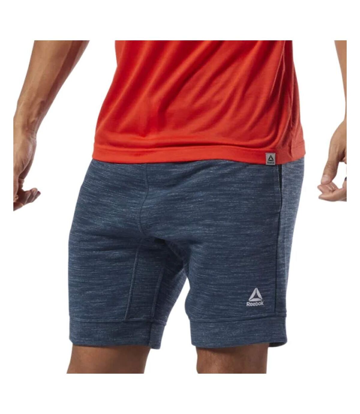 Short Bleu Chiné Homme Reebok Marble