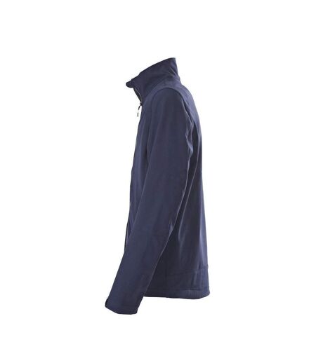 Mens Trial Soft Shell Jacket Navy Printer