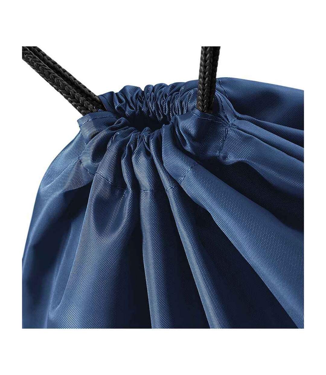 Budget Drawstring Bag One Size Navy Bagbase-2