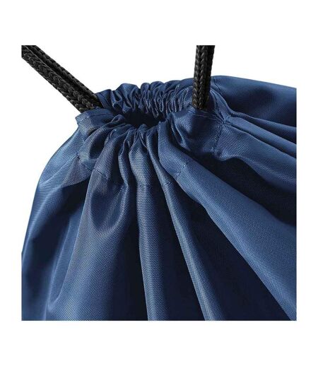 Budget Drawstring Bag One Size Navy Bagbase