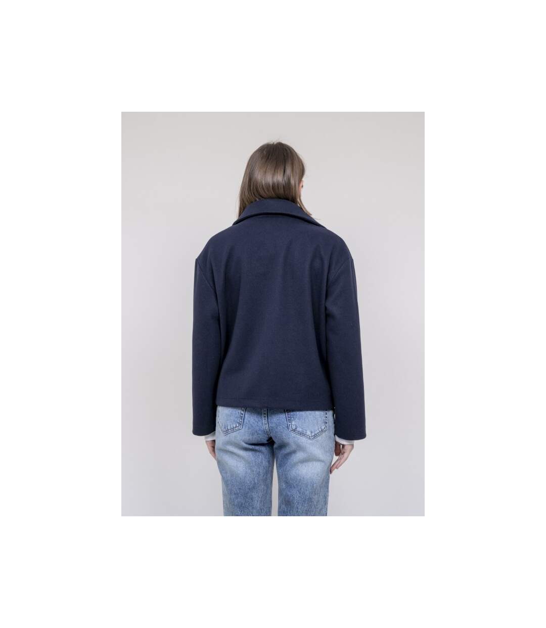 Veste courte effet laine UPARLIE - Dona X Lisa-2