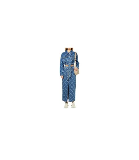 Jupe Longue Femme Bleu Hugo