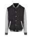 Veste Basic College Homme Noir Gris Chiné Build Your Brand-1
