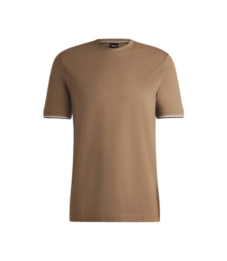 T-shirt Signature Homme Beige Boss