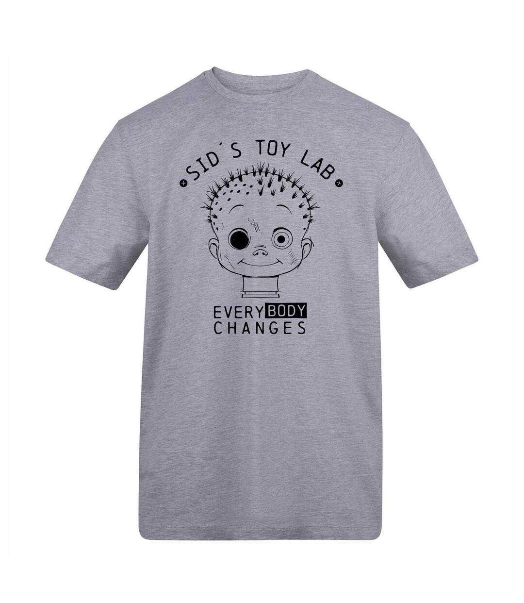Unisex Adult Sid´s Toy Lab Graphic Print T-shirt White Toy Story-1