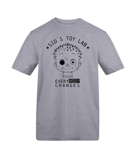 Unisex Adult Sid´s Toy Lab Graphic Print T-shirt White Toy Story