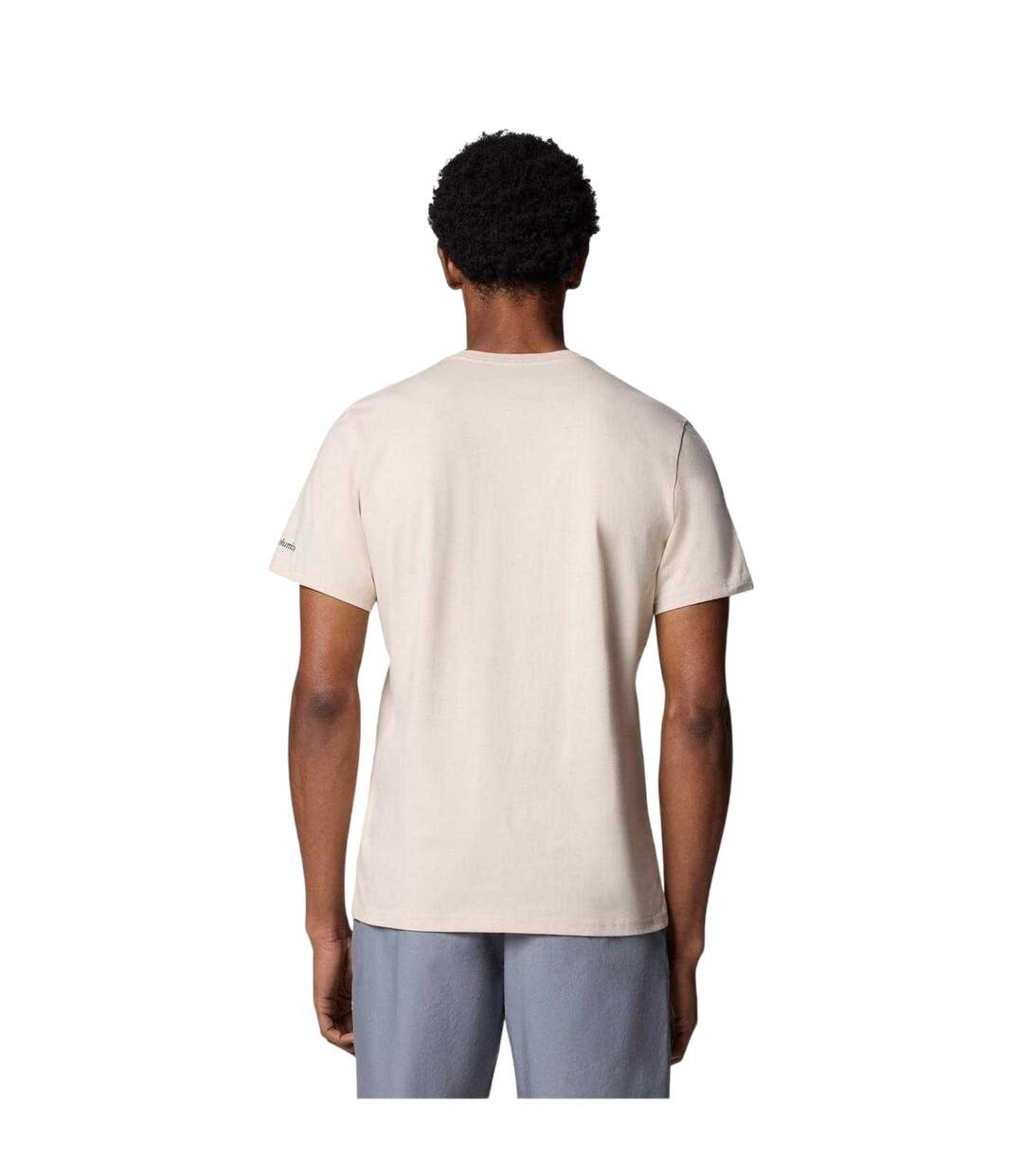 T-shirt Motif/style Imprimé Graphique Path Homme Beige Gris Columbia-3