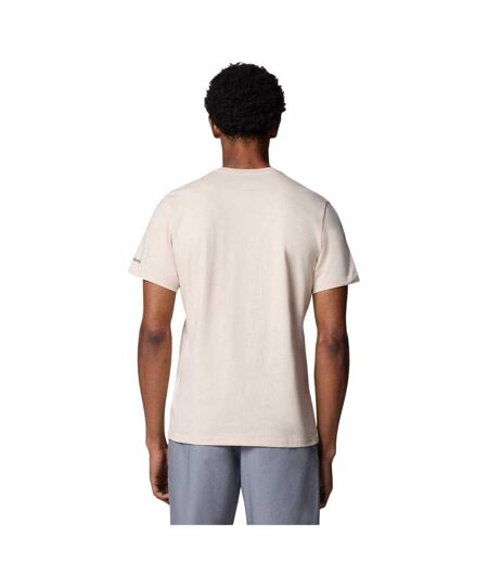 T-shirt Motif/style Imprimé Graphique Path Homme Beige Gris Columbia