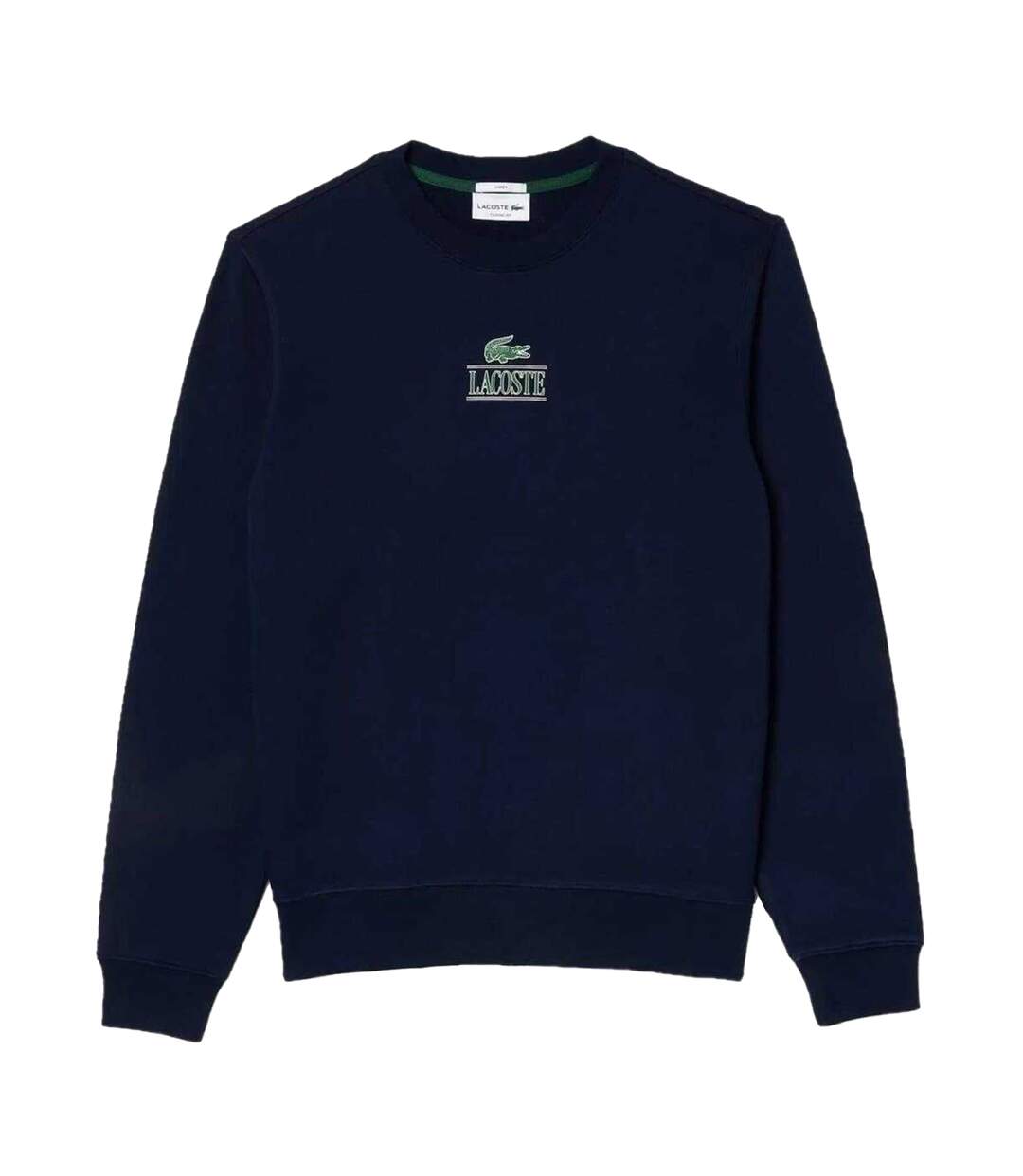 Sweat Motif/style Logo Adulte Bleu Marine Foncé Lacoste-1