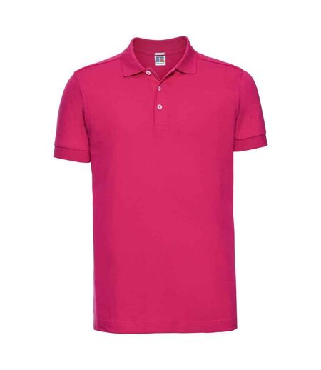 Polo homme fuchsia Russell Russell