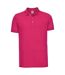 Polo homme fuchsia Russell