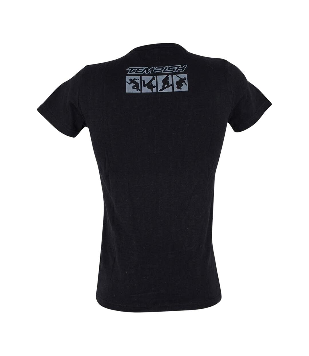 Mens Activated Graphic Print T-shirt Black Tempish-2