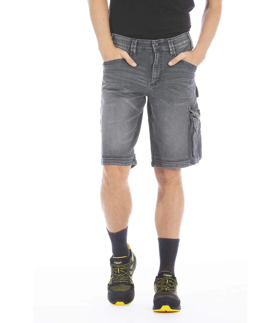Bermuda de travail en denim stretch SUNJOBG-1
