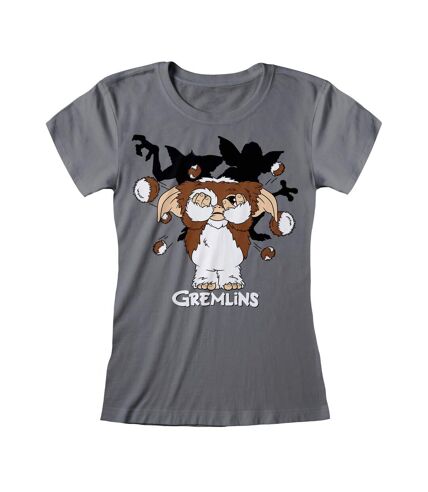 Gremlins - T-shirt - Femme (Gris foncé) - UTHE279