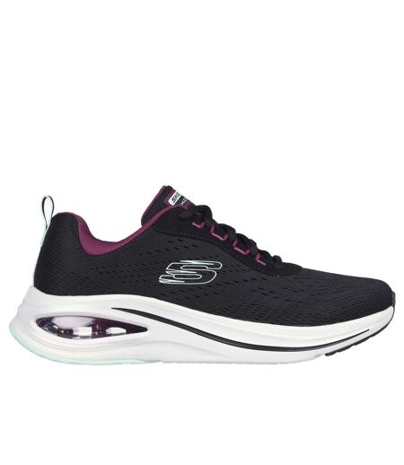 Skechers Womens/Ladies Air Meta Aired Out Sneakers (Black) - UTFS10096