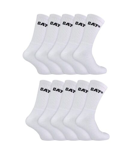 10 paires de chaussettes de travail unisexes en coton