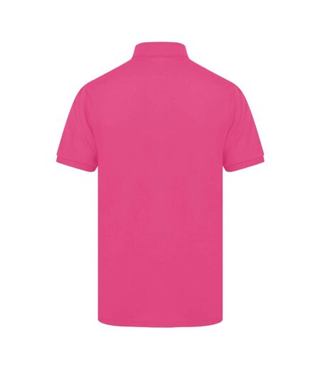 Polo à manches courtes homme fuchsia Henbury