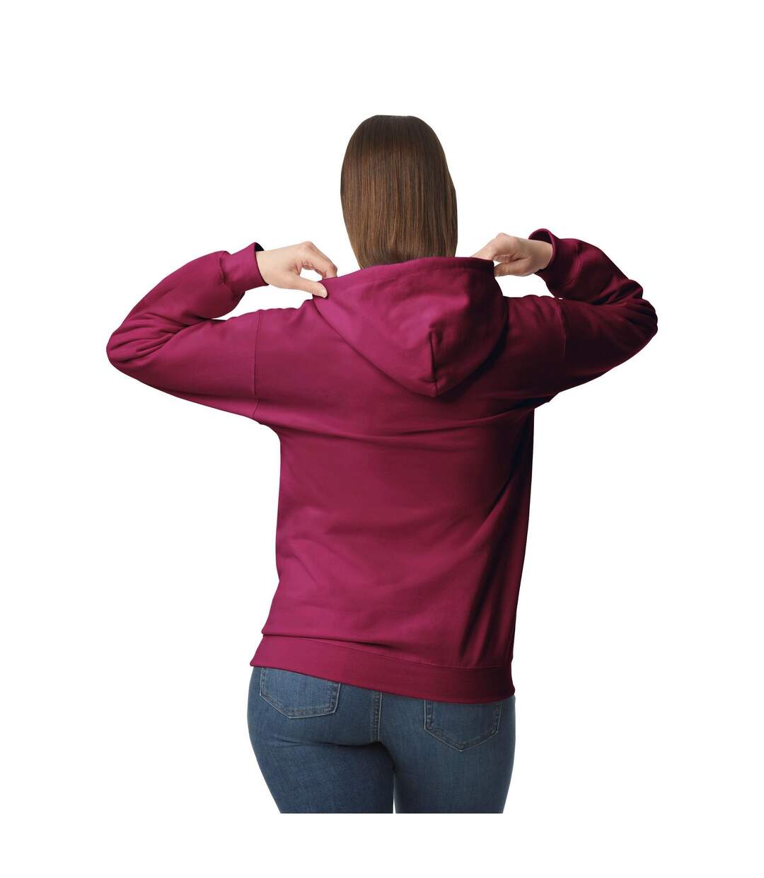 Sweat À Capuche Softstyle Adulte Pourpre Gildan-2