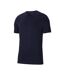 Childrens/kids  Park 20 Cotton T-shirt Navy Blue Nike-1