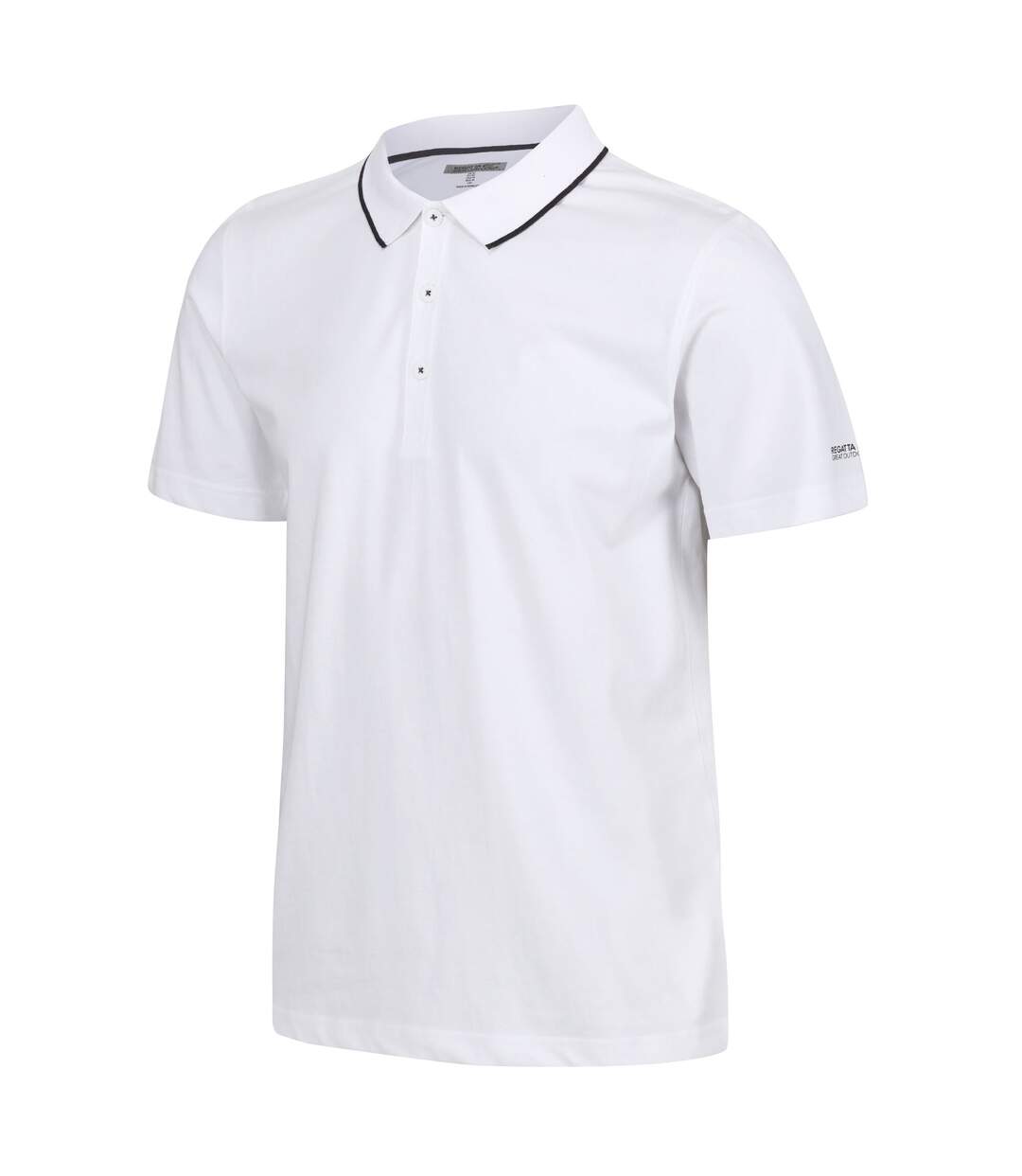 Mens Forley Polo Shirt White Regatta-3