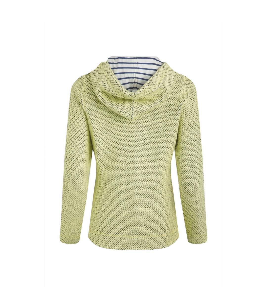 Womens/ladies chicoa macaroni full zip hoodie celery Weird Fish-2