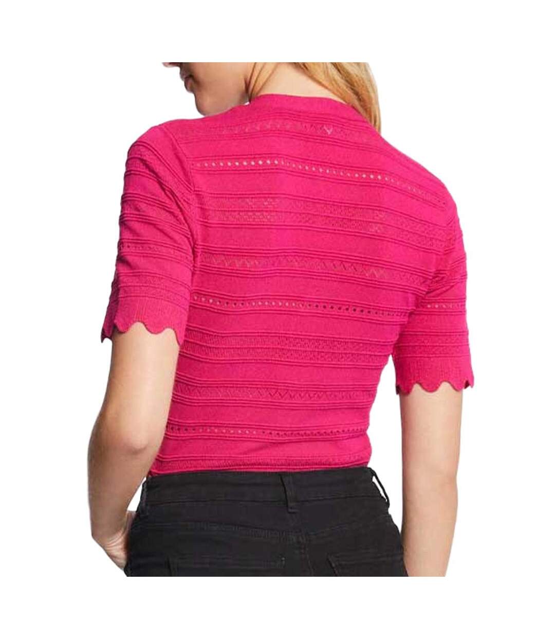 Pull Manches courtes Fuchsia Femme Morgan ISHI - S-2