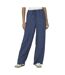 Pantalon fluide marine/blanc femme jdy power-1