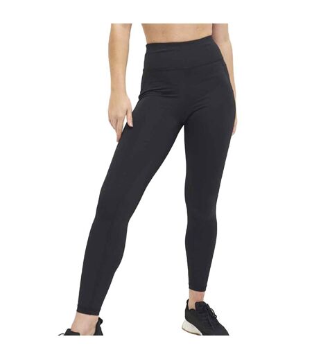 Womens/ladies Recycled Materials Leggings Jet Black Awdis
