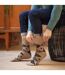 9 Pairs  NON ELASTIC Cotton Mens Socks with Loose Top - Ideal for Diabetic-5
