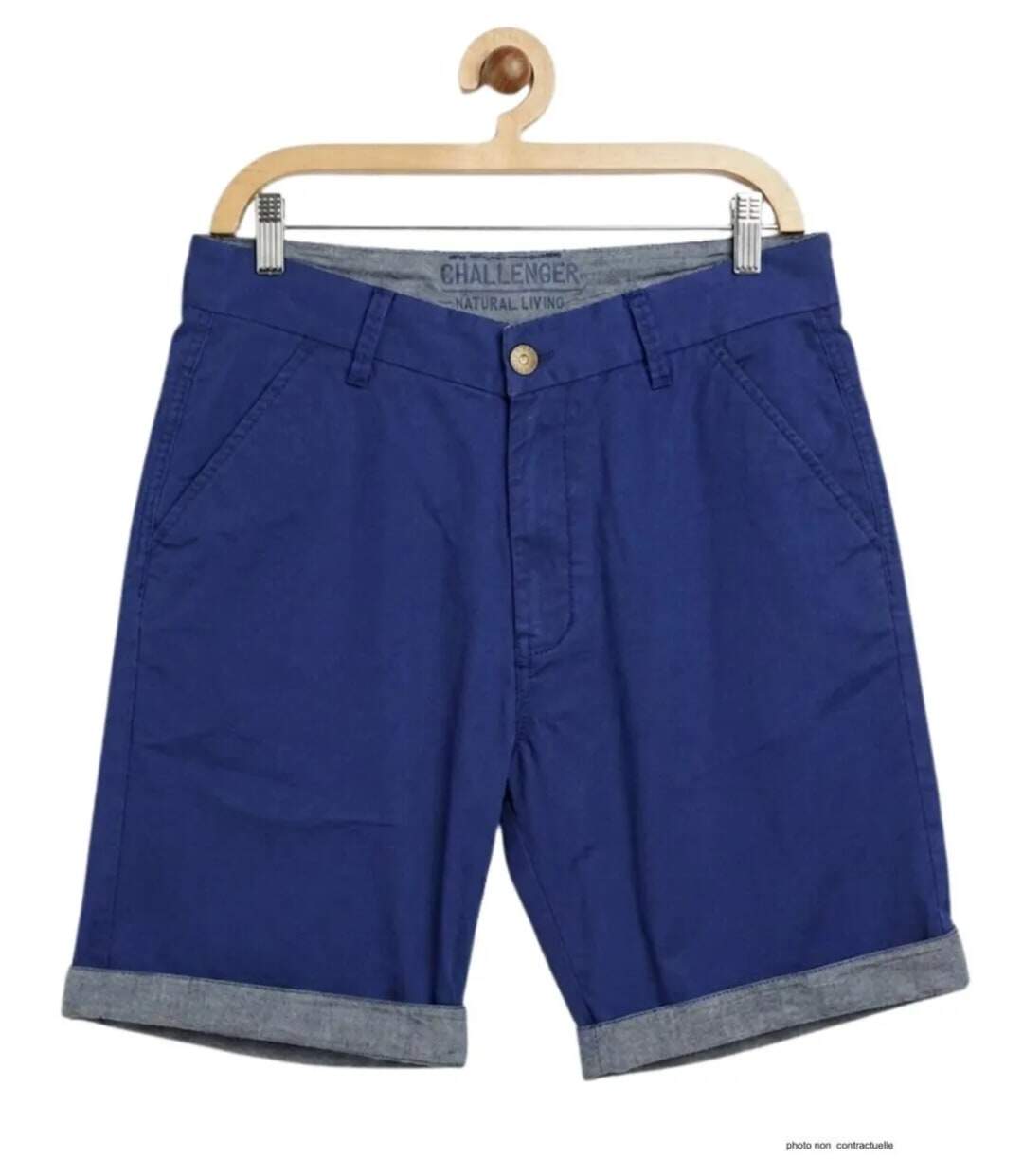 CHALLENGER L2102B Bermuda en coton twill pour un style estival chic et intemporel-2