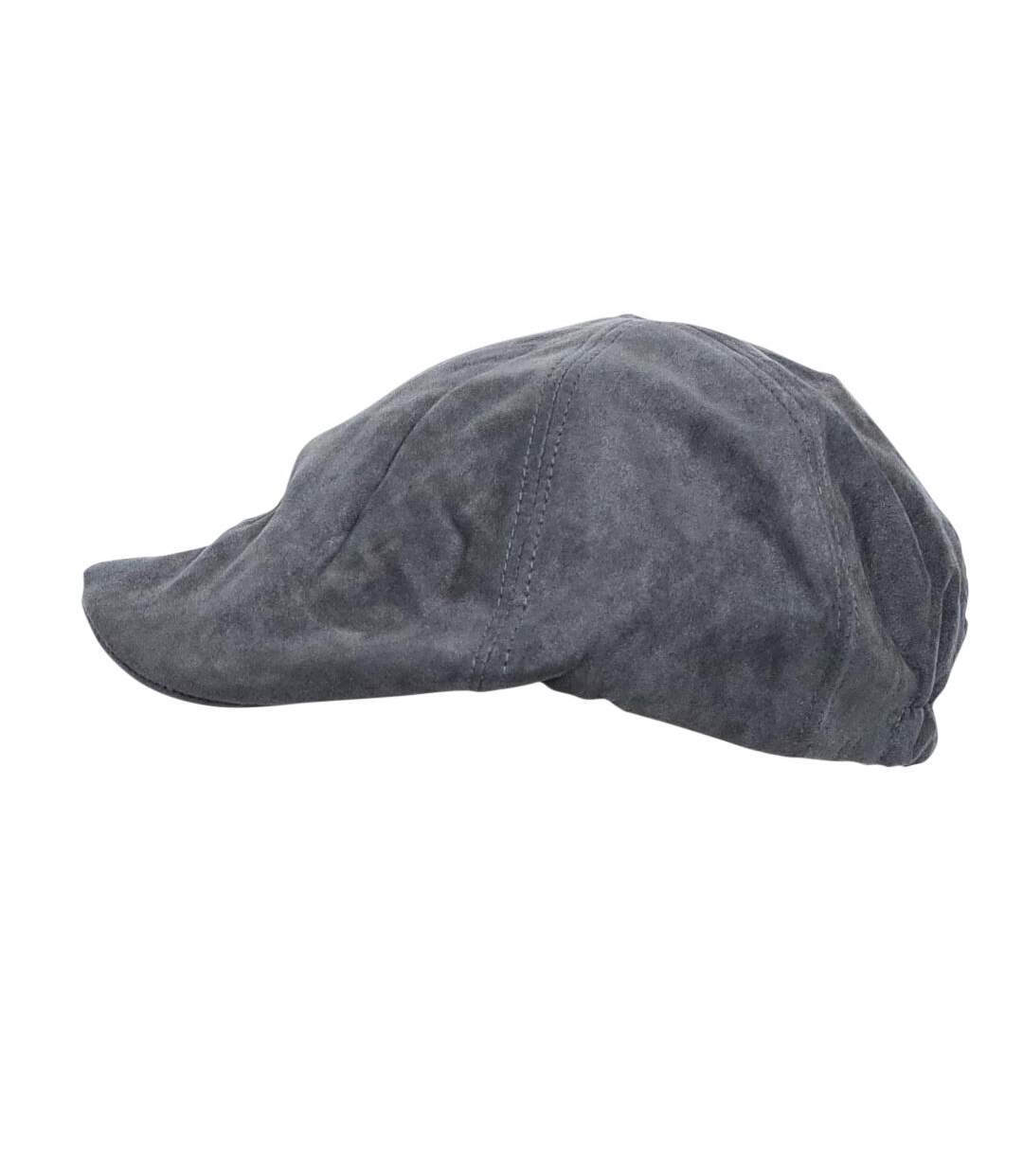 Casquette aspect daim-2