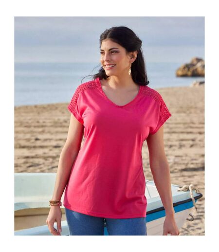 T-shirt femme rose Atlas For Women