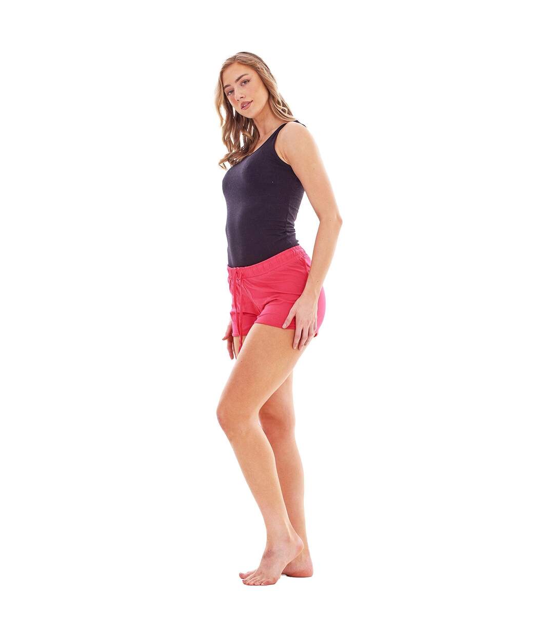 Short Femme Noir Framboise Bleu Keanu-2