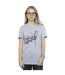 Disney T-shirt boyfriend en coton Femme/Ladies The Nightmare Before Christmas Frightfully Festive (Gris sportif) - UTBI41795-2