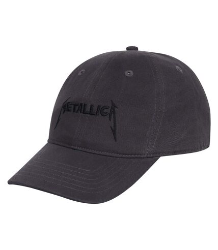 Amplified Metallica Embroidered Cap (Charcoal)