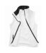 Mens Core Printable Soft Shell Bodywarmer White Black Result-2