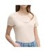 T-shirt beige femme calvin klein jeans gradient-1