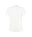 Womens/ladies workforce short-sleeved shirt white Kustom Kit-2