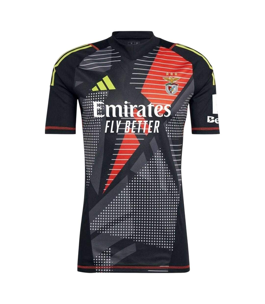 Maillot Motif/style Sl Benfica 24/25 Homme Noir Adidas-2