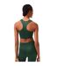 Womens/ladies Geometric Sports Bra Green Lacoste-3