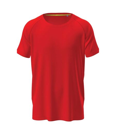T-shirt Raglan Hommes Rouge Écarlate Stedman
