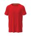 T-shirt Raglan Hommes Rouge Écarlate Stedman-1
