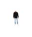 Mens Logo Crew Neck Sweatshirt Black Replay-1