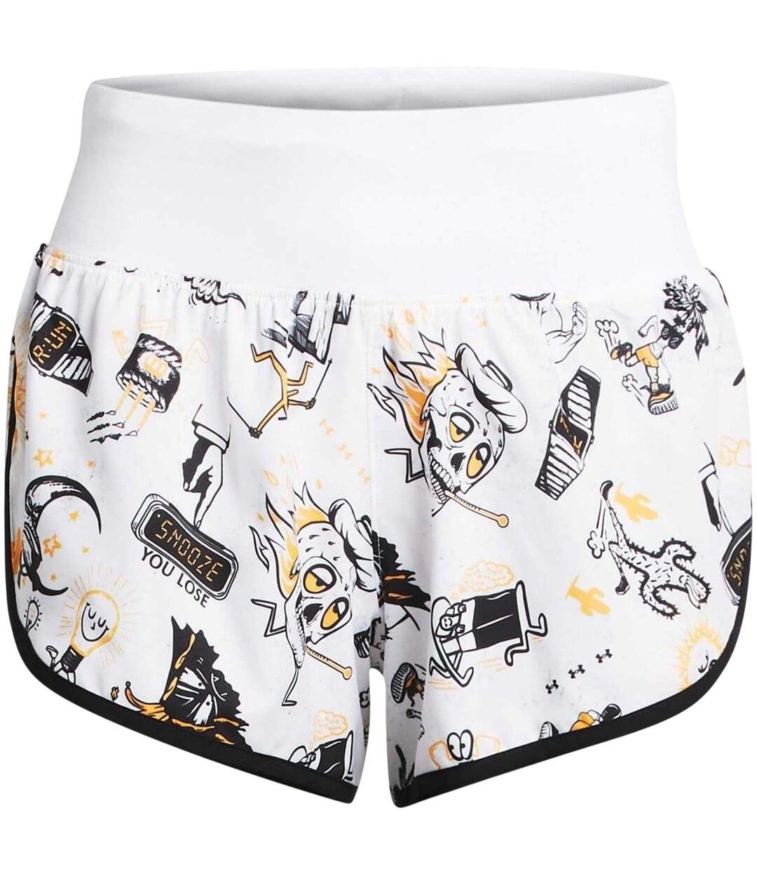 Short De Course Motif/style Imprimé Graphique Femme Blanc Under Armour-2