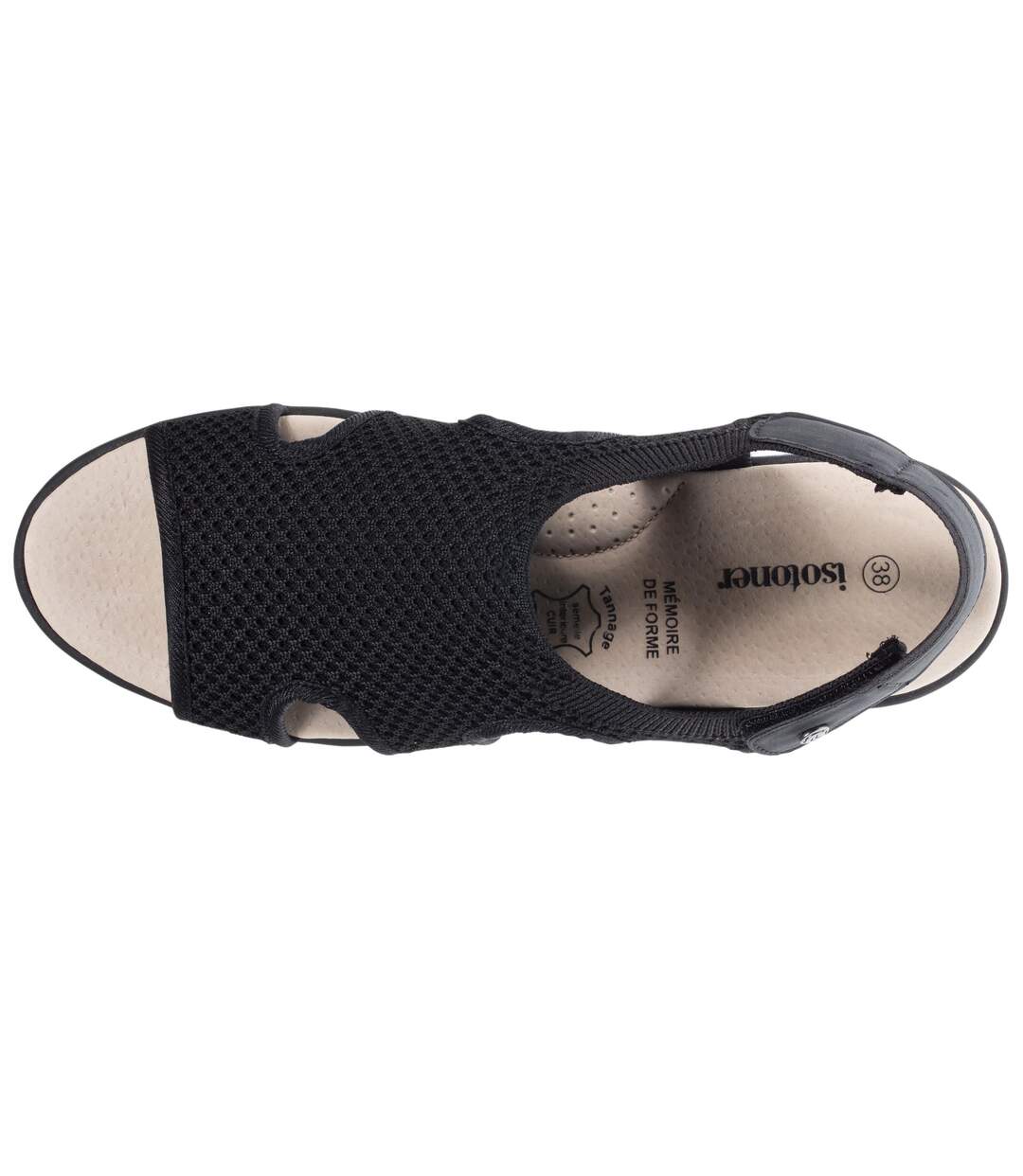 Isotoner Sandales femme confortables, à talon-2