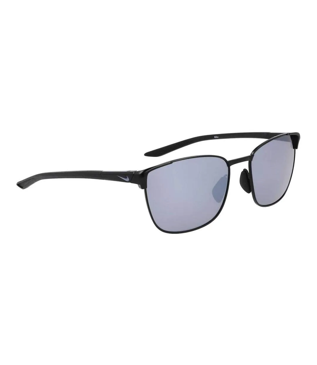 Lunettes De Soleil Motif/style Carré Fusion Taille Unique Noir Argenté Nike-1