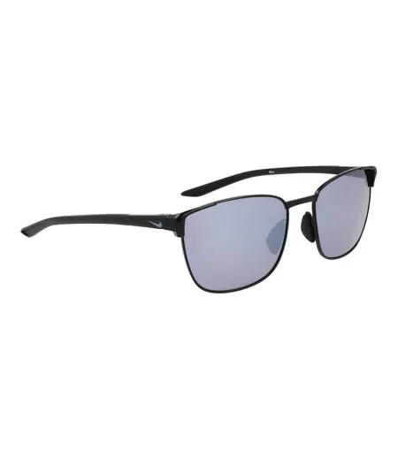Lunettes De Soleil Motif/style Carré Fusion Taille Unique Noir Argenté Nike