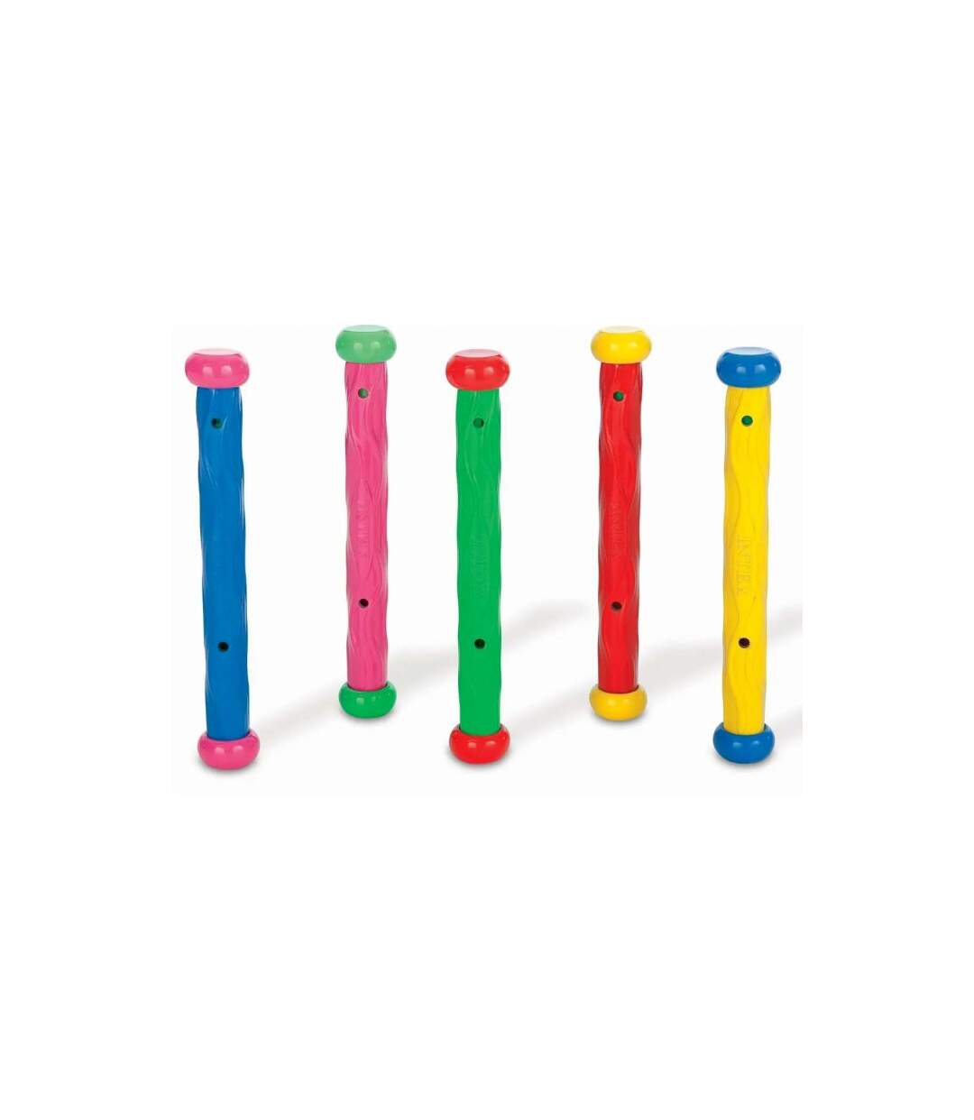 Lot de 5 Bâtons Lestés Piscine 18cm Multicolore-1